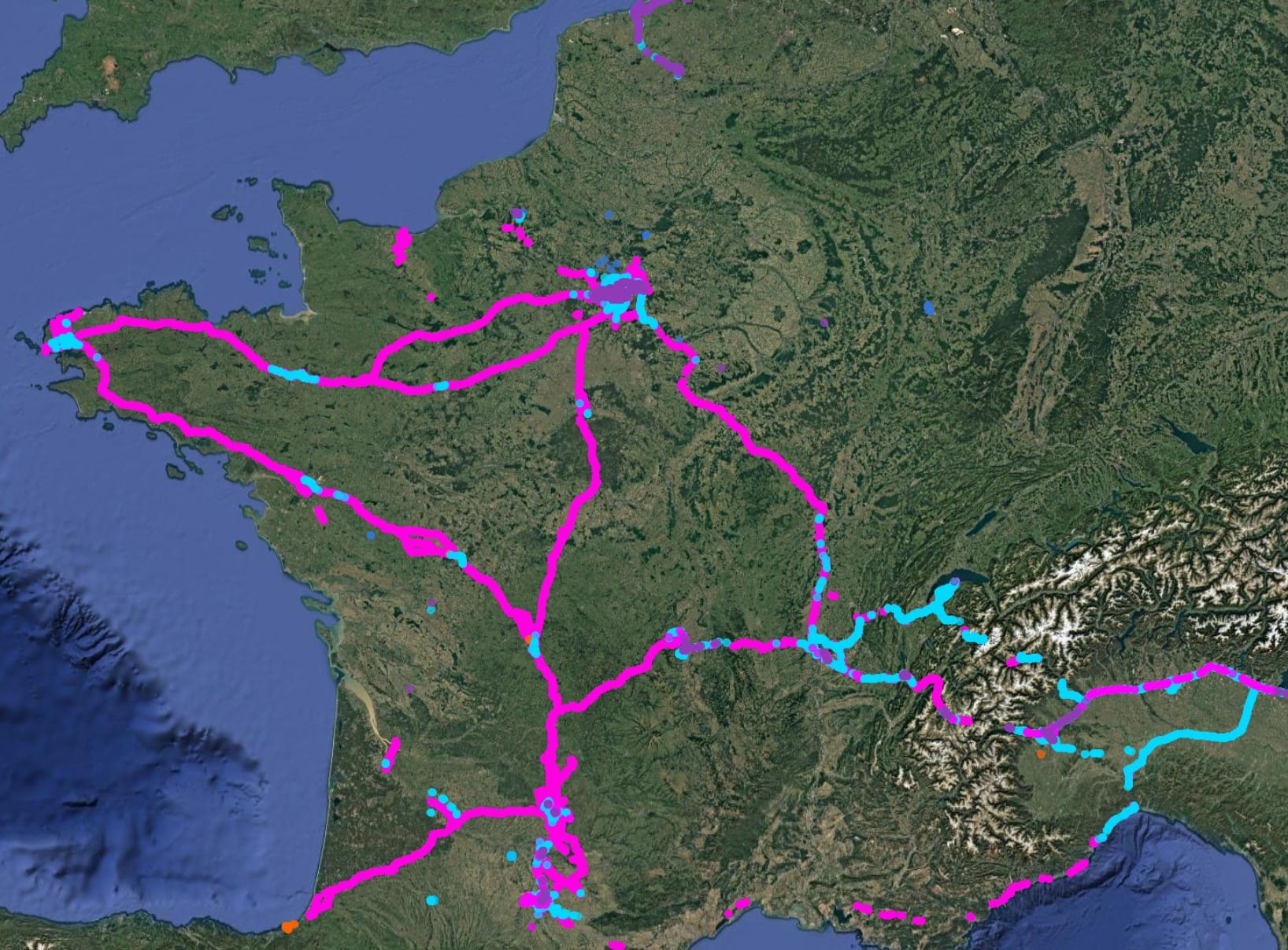 LoRaWAN Mapping with InfluxDB and Grafana