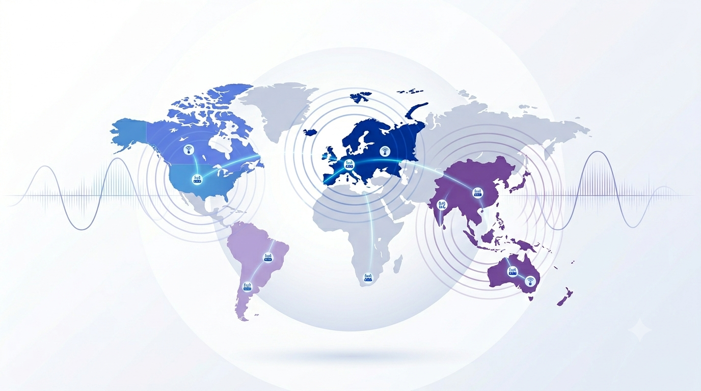 LoRaWAN regional frequency plans and spectrum regulations worldwide