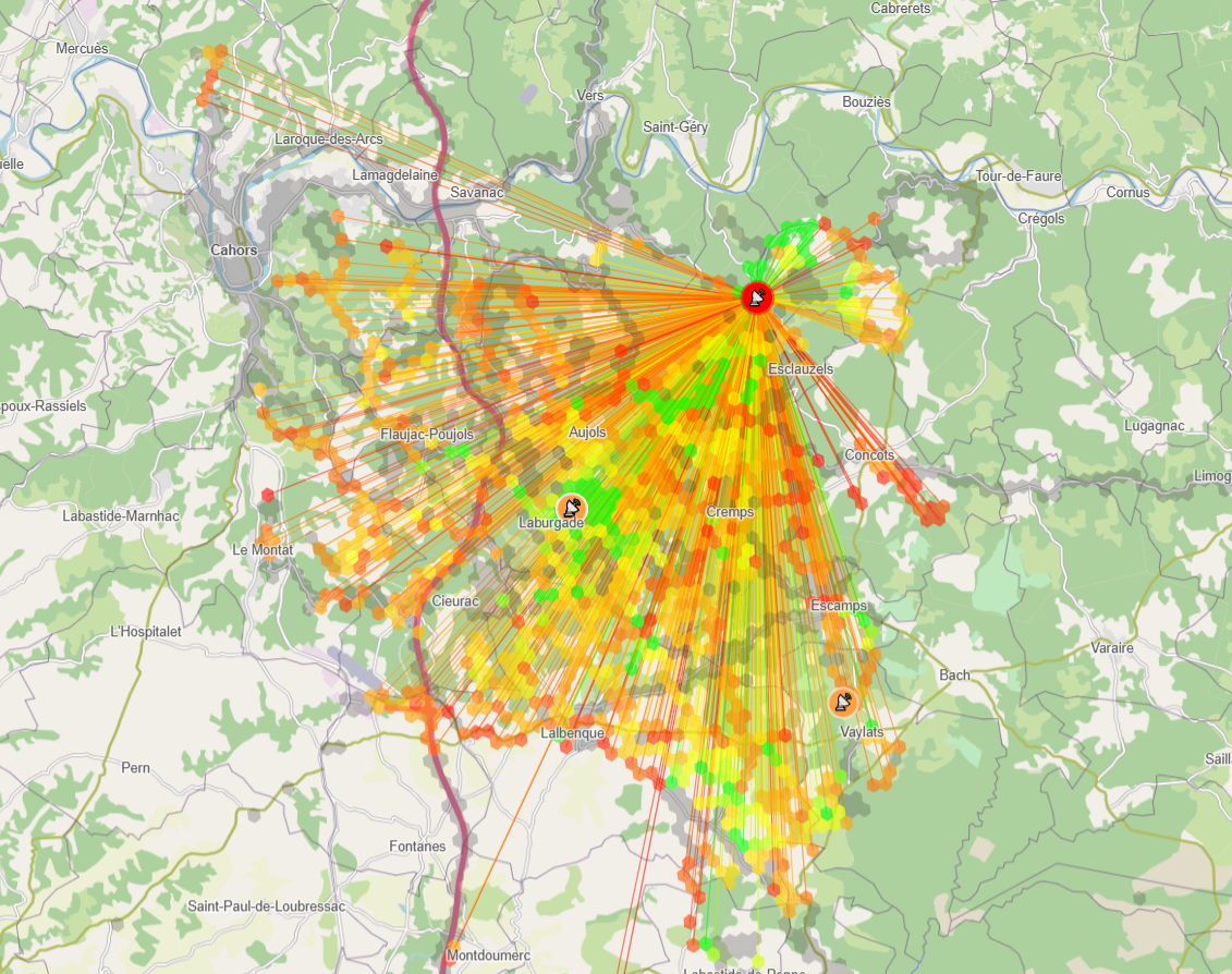 LoRaWAN Coverage Mapping System