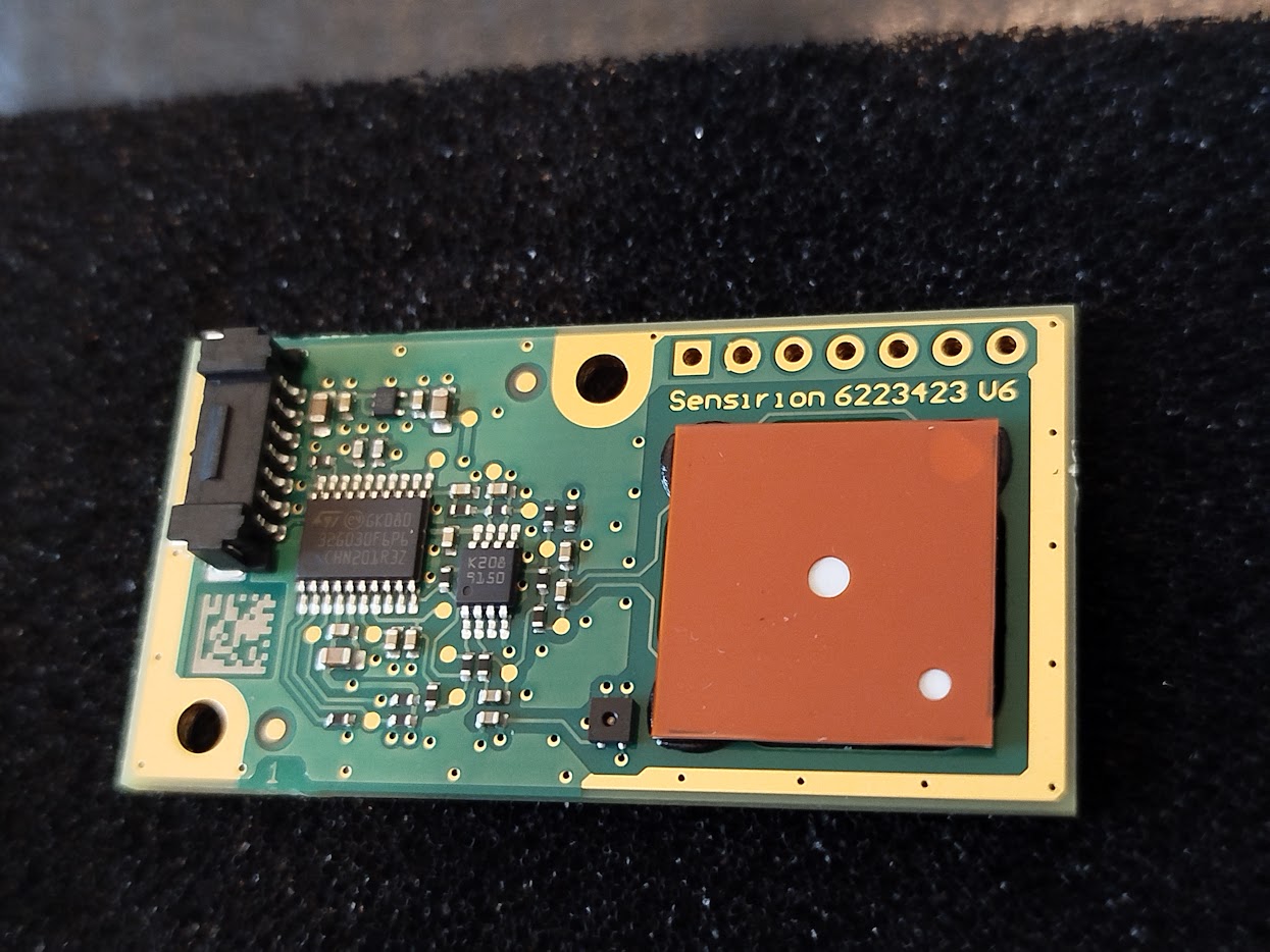A Sensirion gas sensor module, the component that decides what a device's accuracy really is